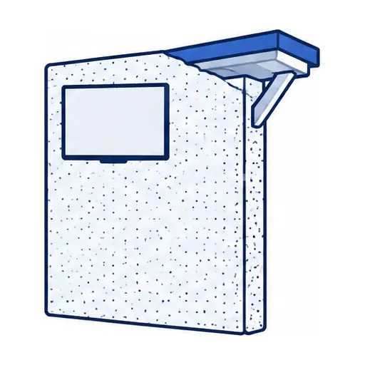 Schematic: Stucco patio or exterior wall