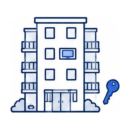 Schematic icon: Apartment TV Mounting