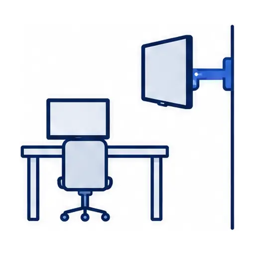 Schematic icon: Home Office TV Mounting